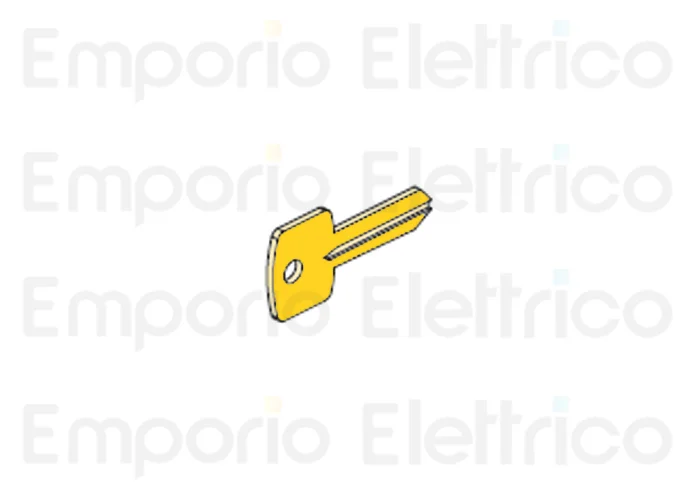fadini spare part raw key to be encrypted for European lock 37217