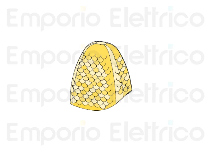 fadini ricambio calotta arancione trasparente lampeggiatore per miri 4 46001
