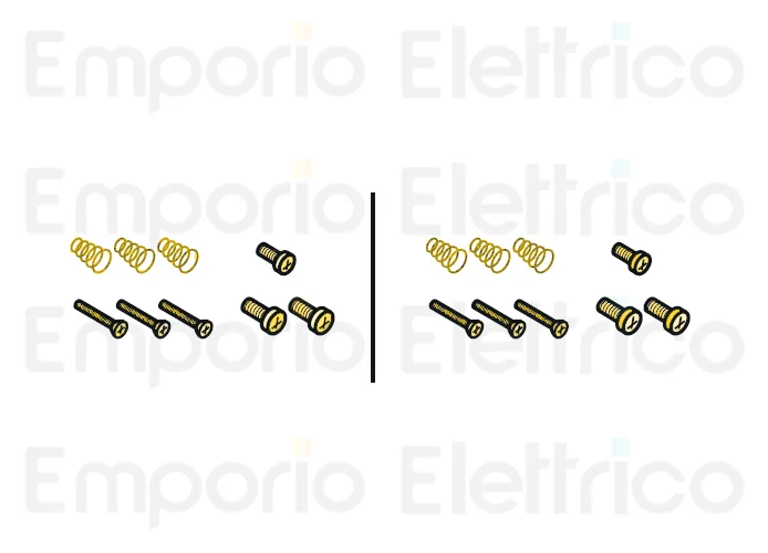 fadini spare part pack of screws and springs for polo 44 44013
