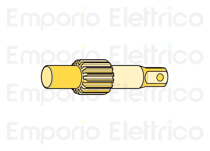 fadini spare part toothed shaft for aproli 280 batt 28082