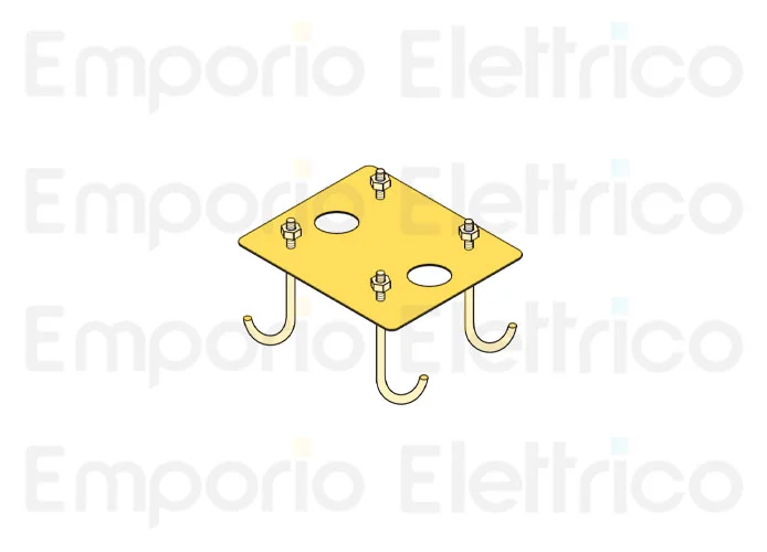 fadini spare part stainless steel fixing plate for bayt 980 97309