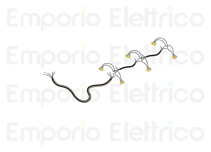 fadini spare part electrical cable with 6 LED spotlights for bayt 980 97377