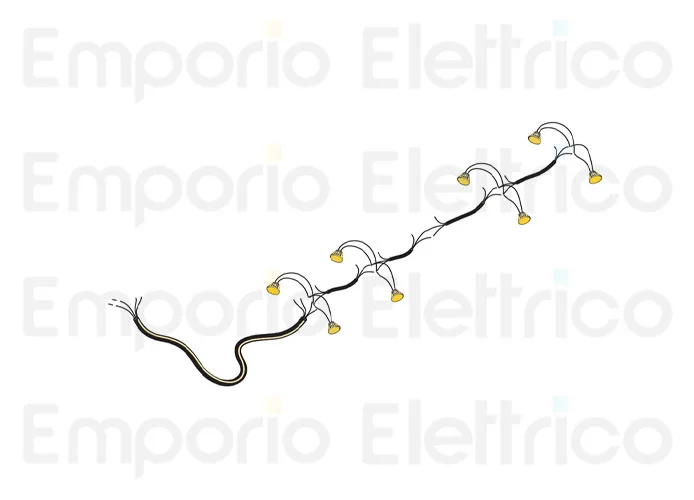 fadini spare part electrical cable with 8 LED spotlights for bayt 980 97378