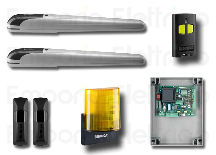 beninca automation kit for swing gates 230v kbob50me