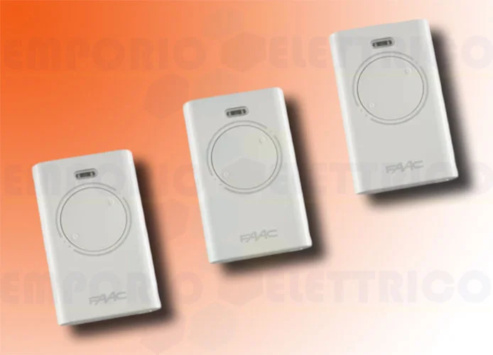 faac 3 x 2-channel remote controls xt2 433 slh lr 787007 (new code 787032)