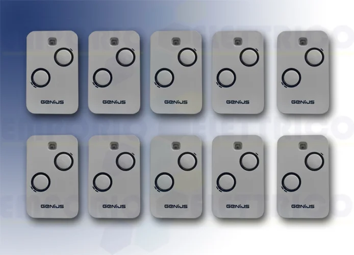 genius 10 2-channel remote controls 868mhz jlc kilo tx2 6100332 (new 787034)