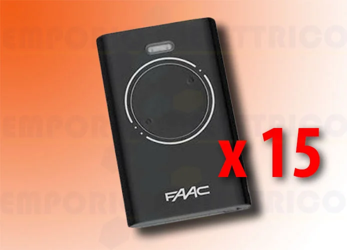 faac 15 x 2-channel remote controls xt2 868 slh lr 7870091 (new code 787030)