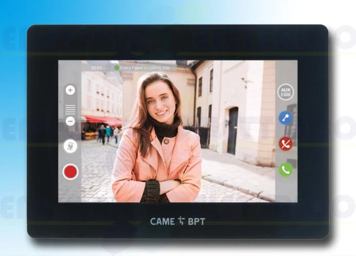 came bpt black ftf hands-free video intercom xts 5ip bk 840ch-0100
