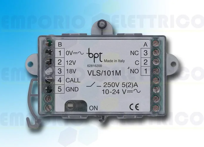 came bpt relay unit for auxiliary services vls/101m 62800580