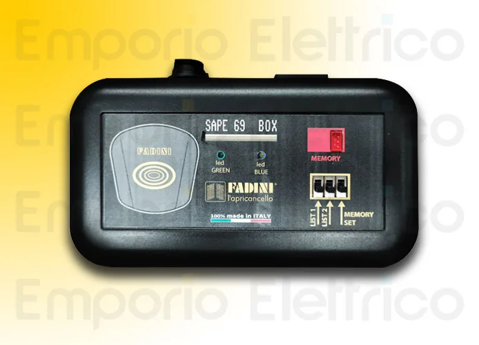 fadini memory card programmer zero.sape box 697l
