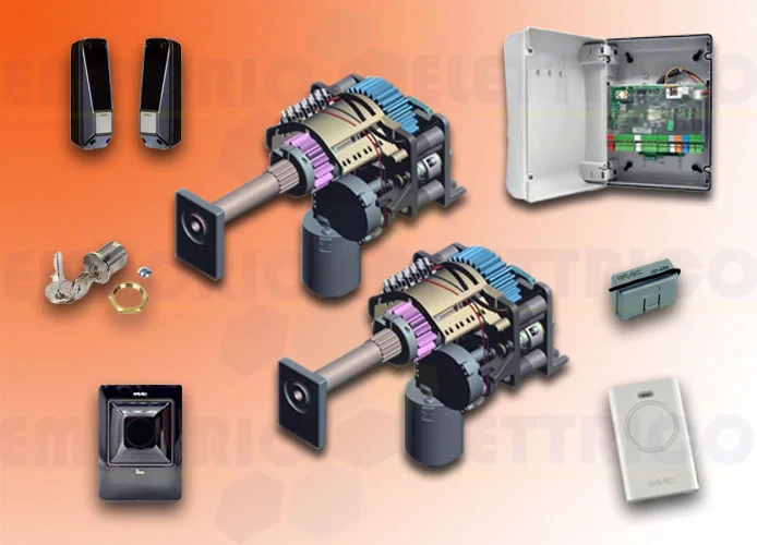 faac automation kit swing gates s2500i 24v integrated high kit 104250445 (new code 120020)