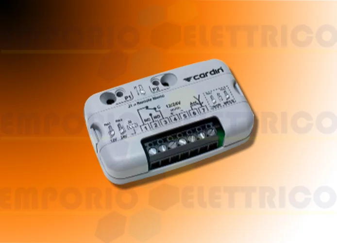 cardin mini single-channel receiver 868mhz 12/24vac-dc rqm508c1