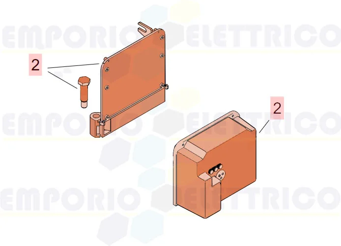 faac spare part card box group 740/741 720253