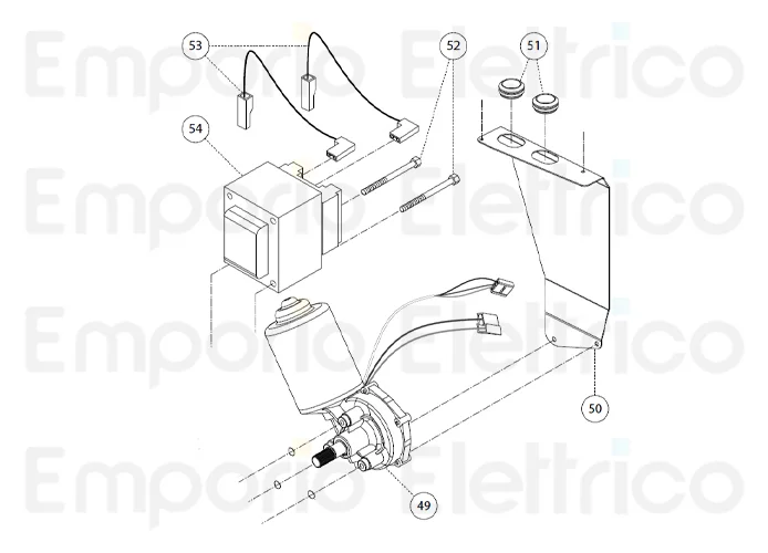 fadini spare part transformer for bart 350 35054