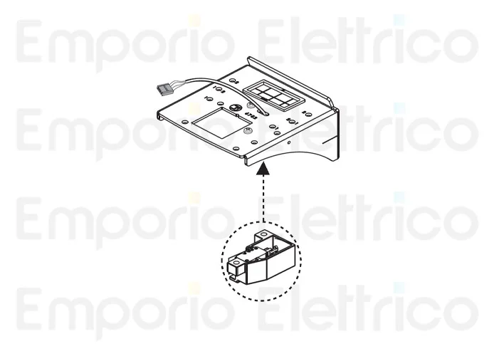 fadini spare part fastening plate for bart 350 35099