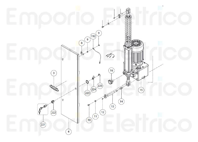fadini spare part release key for bayt 980 97016
