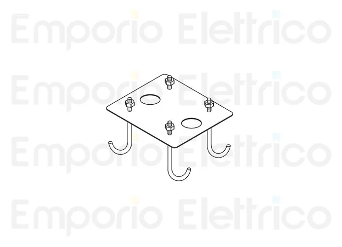 fadini spare part stainless steel fixing plate for bayt 980 97309