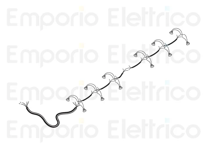 fadini spare part electrical cable with 12 LED spotlights for bayt 980 97380