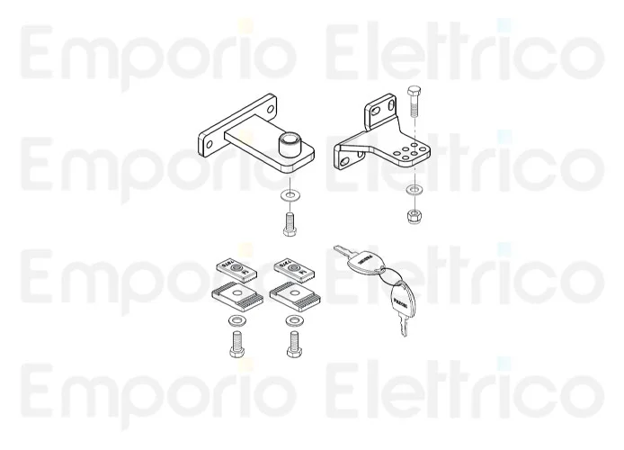 fadini spare part 1 accessory box for 1 dardo motor for dardo 424 / 430 430100