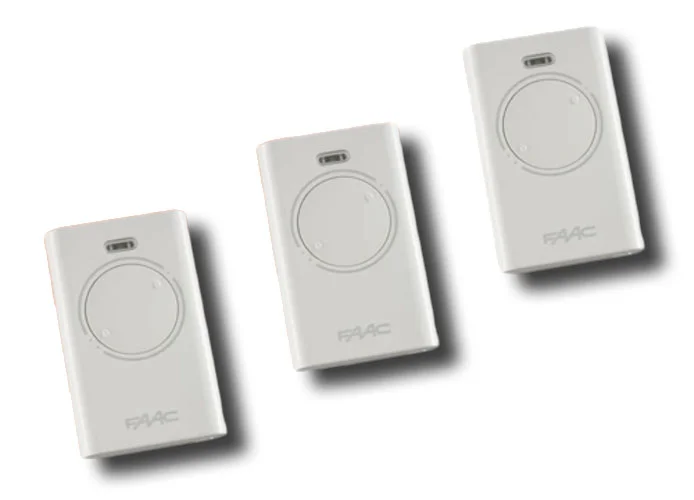 faac 3 x 2-channel remote controls xt2 868 slh lr 787009 (new code 787030)
