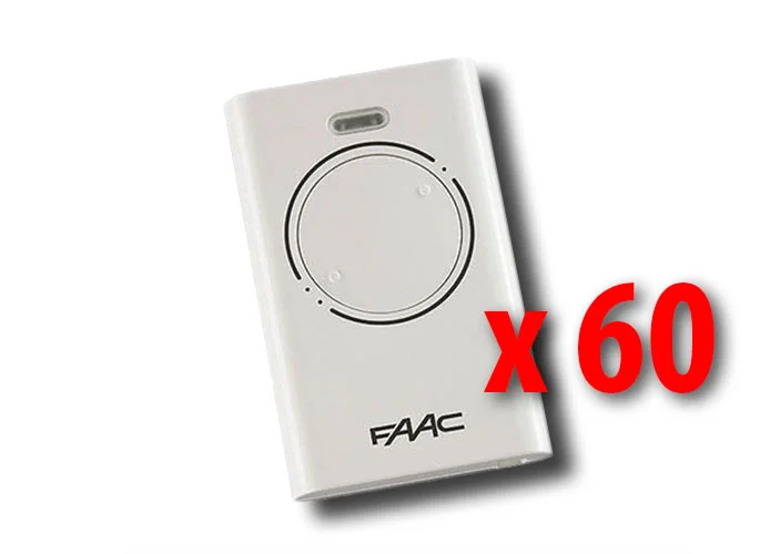 faac 60 x 2-channel remote controls xt2 433 slh lr 787007  (new code 787032)