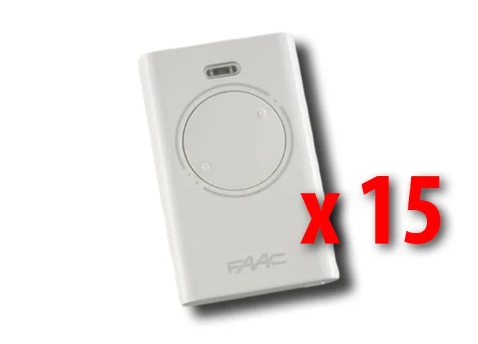 faac 15 x 2-channel remote controls xt2 868 slh lr 787009 (new code 787030)