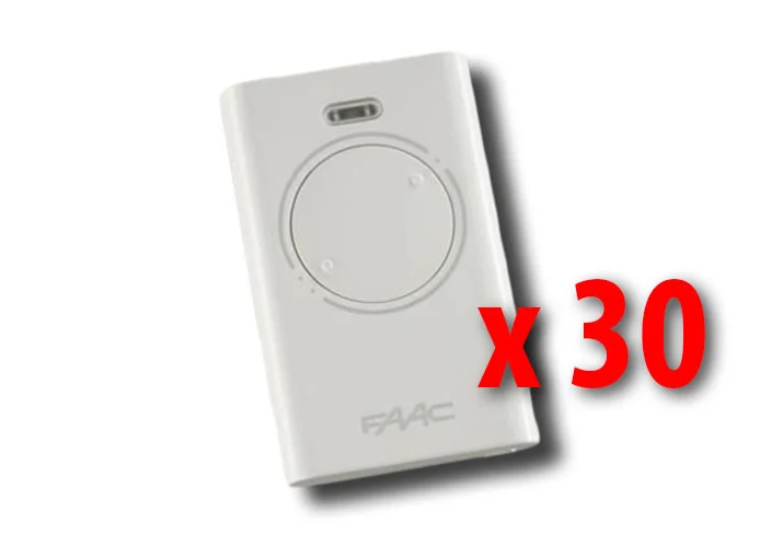 faac 30 x 2-channel remote controls xt2 868 slh lr 787009 (new code 787030)