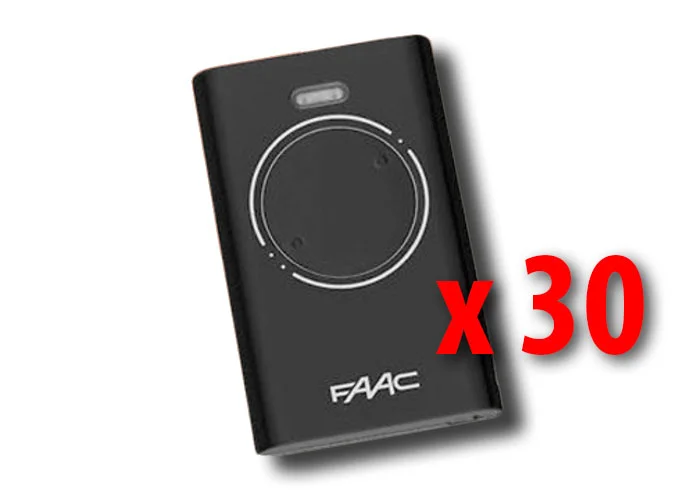 faac 30 x 2-channel remote controls xt2 868 slh lr 7870091 (new code 787030)