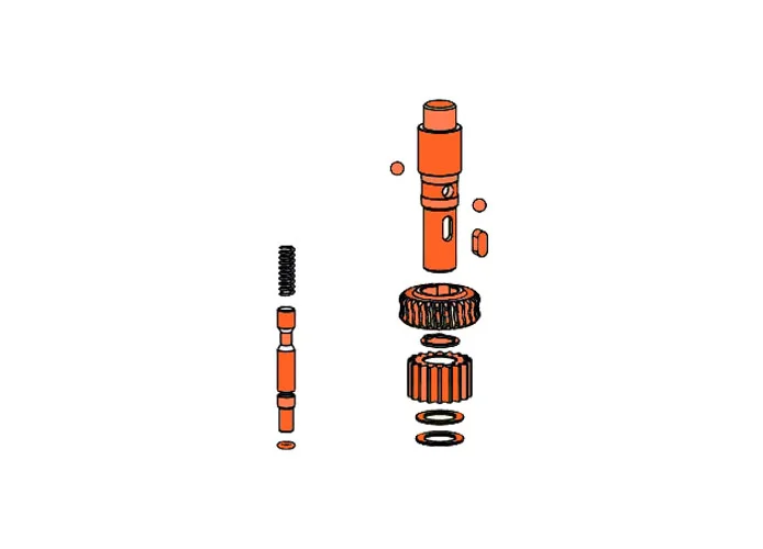 faac spare part first reduction 390/550/trigon/breeze 409553