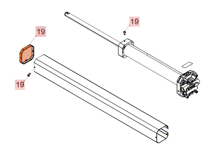faac spare part carter accessories 402/422 63003304