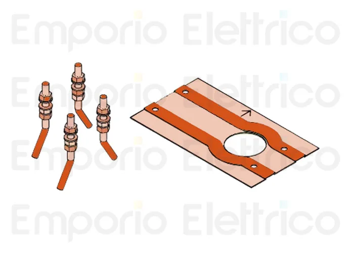faac spare part foundation plate group 740/741 63003319