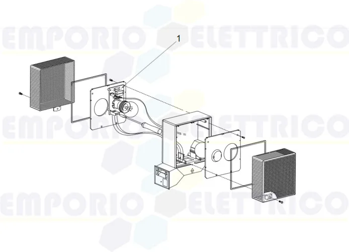 faac spare parts page for lamp 230v