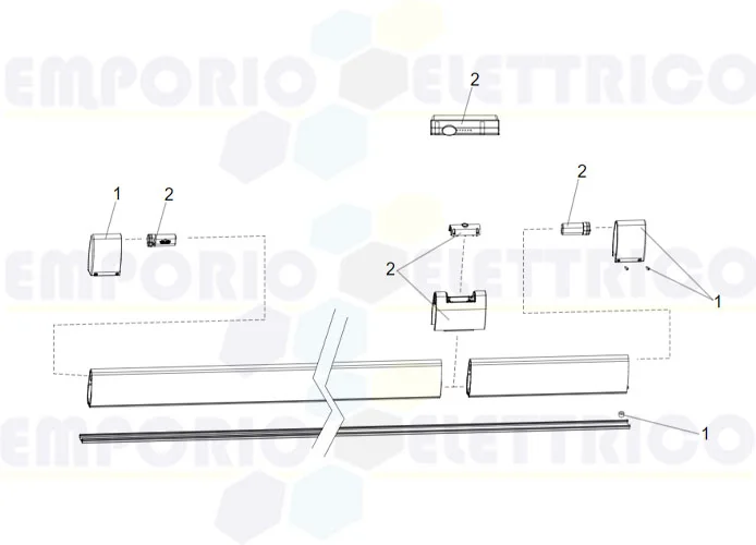 faac spare parts page for mse110w