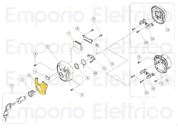 fadini spare part cover mask for chis 37 37003