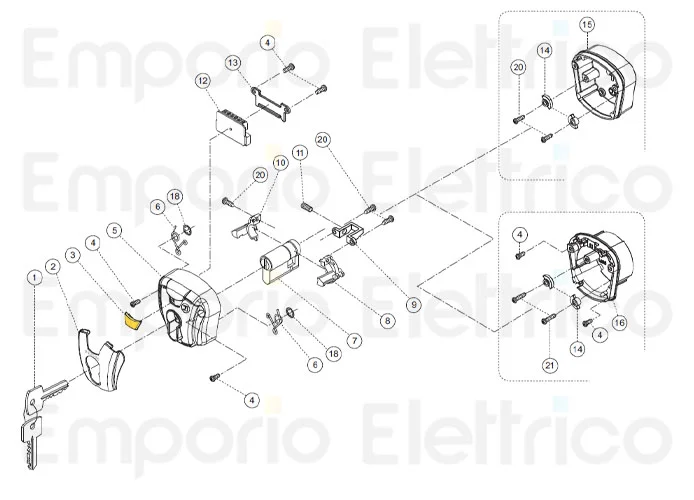 fadini spare part lens for chis-e 37 37203