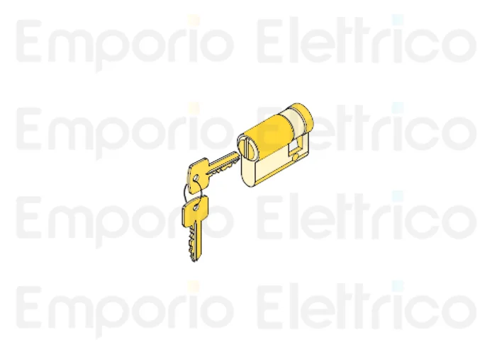 fadini spare part European profile lock with customised coding 37233