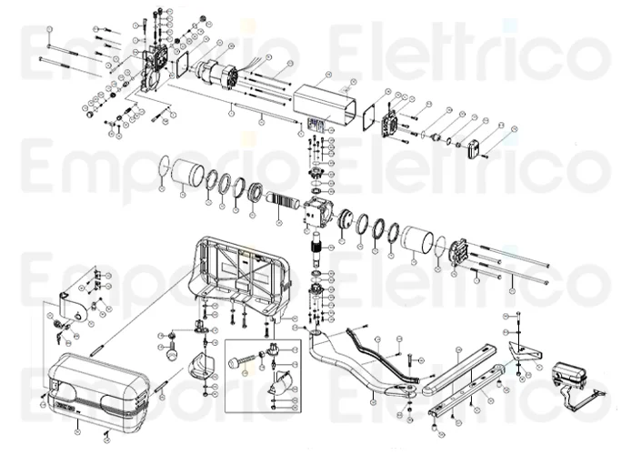 fadini spare part support bracket for aproli 280 batt 28084