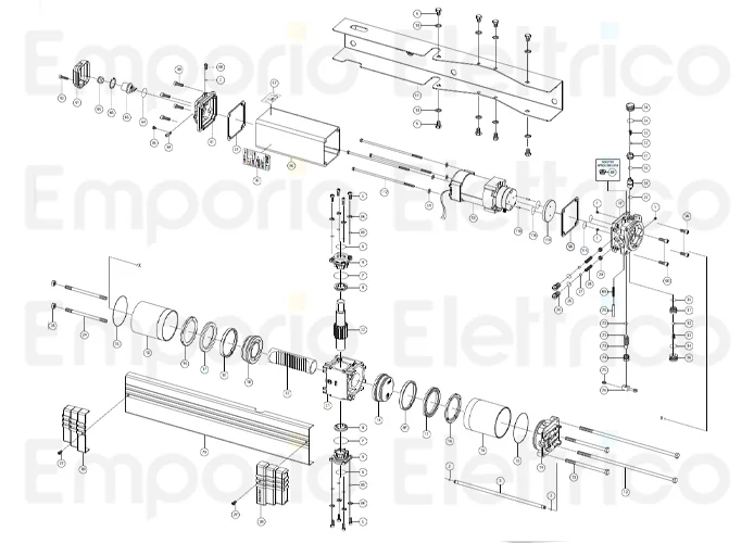 fadini ricambio tirante m5x185 4pz motore/pompa per aproli 380 lb 380117 4