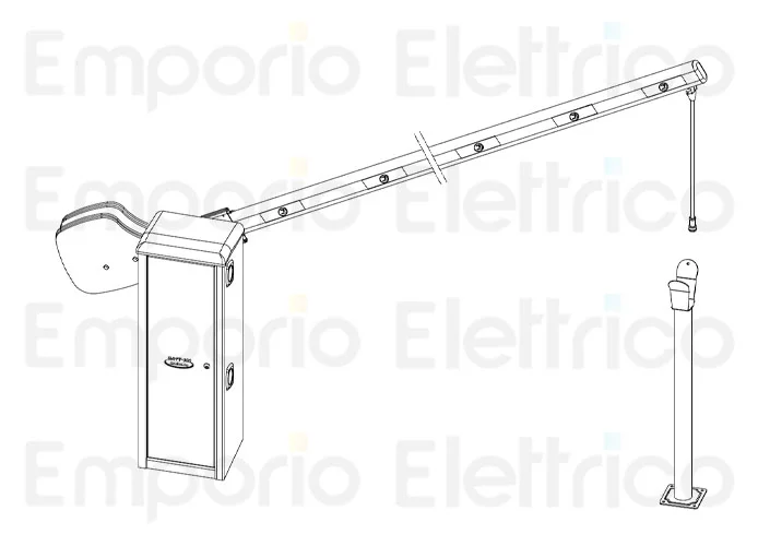 fadini galvanised steel counterweight kit 6 pcs. for bayt 980 1968l