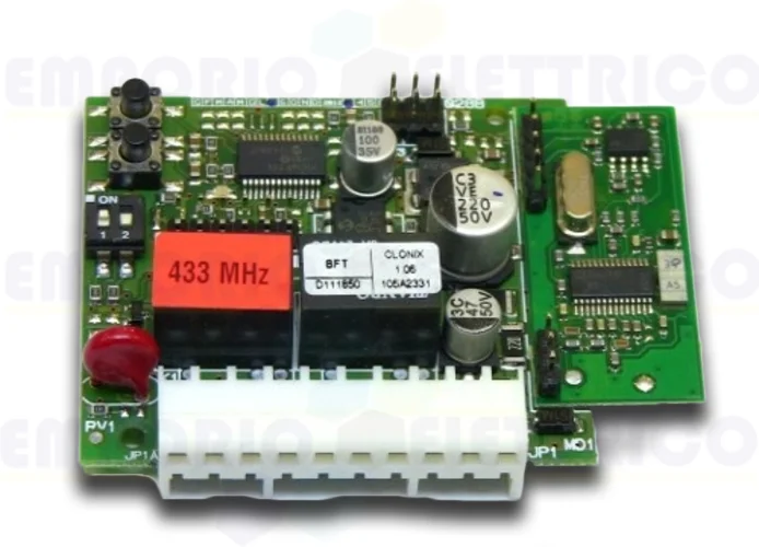 bft 2-channel plug-in receiver 433 mhz clonix 2 2600152 d111662