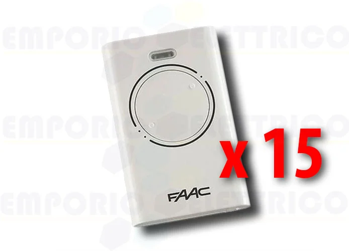 faac 15 x 2-channel remote controls xt2 433 slh lr 787007 (new code 787032)
