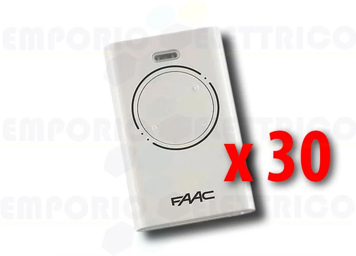 faac 30 x 2-channel remote controls xt2 433 slh lr 787007 (new code 787032)