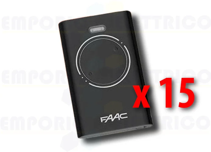 faac 15 x 2-channel remote controls xt2 868 slh lr 7870091 (new code 787030)