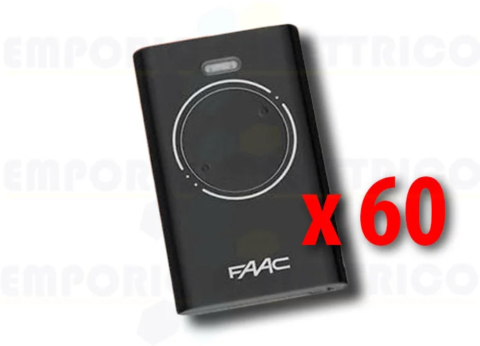 faac 60 x 2-channel remote controls xt2 868 slh lr 7870091 (new code 787030)