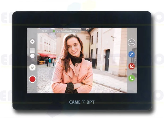came bpt black ftf hands-free video intercom xts 5ip bk 840ch-0100