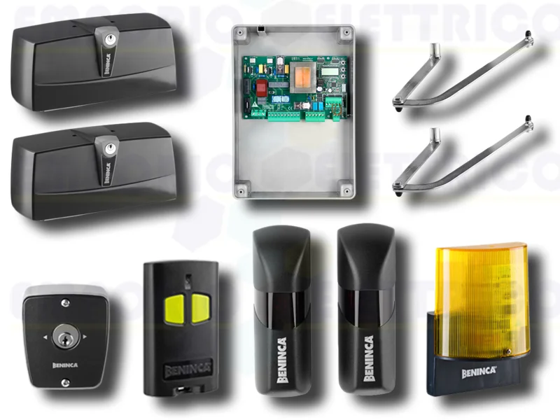 beninca automation kit for swing gates 230v kpr+tokey 9598783