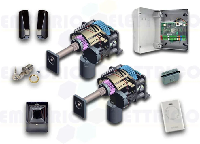 faac automation kit swing gates s2500i 24v integrated high kit 104250445 (new code 120020)