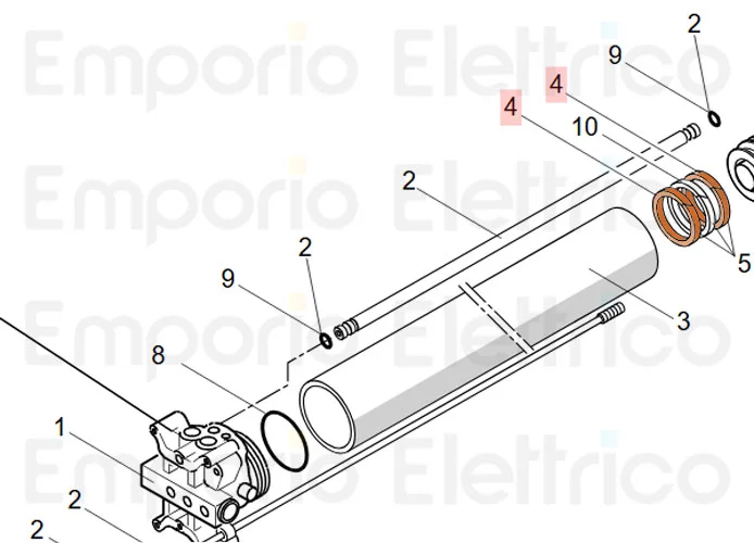 faac spare part gasket dde 175 7091015