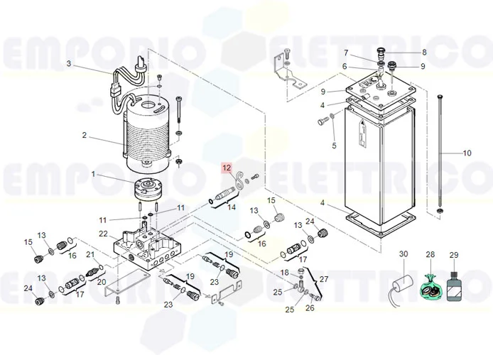 faac spare part release lever 593_595_560_750 7290155