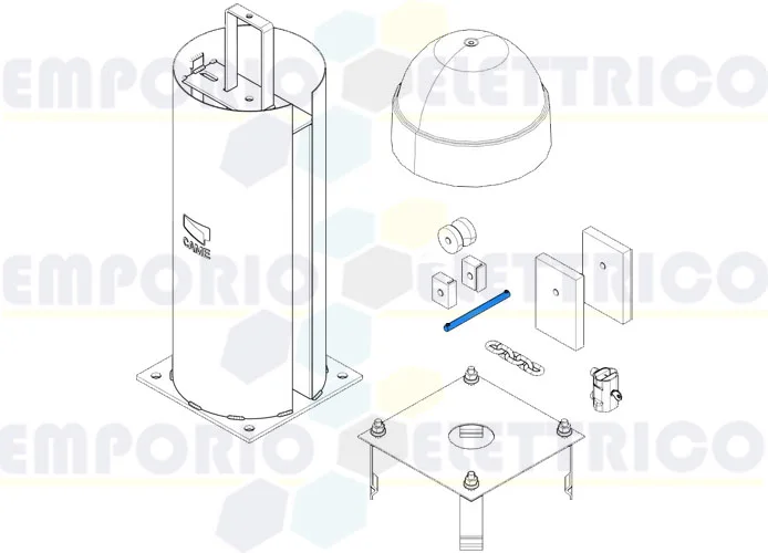 came spare part counterweight shaft cat-i 119rix020